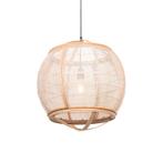 Oosterse hanglamp bruin 50 cm - Pascal, Huis en Inrichting, Lampen | Hanglampen, Nieuw, Overige materialen, Oosters, 75 cm of meer