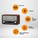 2dekans | Denver DAB Radio - Retro Radio - Bluetooth - DAB+/, Ophalen of Verzenden, Zo goed als nieuw