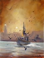 Artur Sudak (1965) - Cod fishing, Antiek en Kunst
