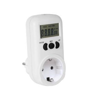 Energiemeter | Perel (Digitaal, 3600W, Randaarde), Doe-het-zelf en Verbouw, Elektra en Kabels, Nieuw, Verzenden