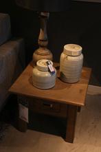 Hoektafel Salvador - Eikenhout - Weber Huiscollectie, Huis en Inrichting, Tafels | Bijzettafels, Ophalen of Verzenden, Nieuw, Vierkant
