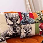 02 Handgemaakte kussenslopen 45x45 Spyder Man - Pop Art -