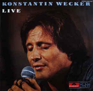 LP gebruikt - Konstantin Wecker - Live, Cd's en Dvd's, Vinyl | Pop, Zo goed als nieuw, Verzenden