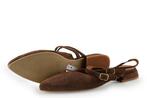 Manfield Slingbacks in maat 38 Bruin | 10% korting, Bruin, Verzenden, Zo goed als nieuw, Manfield