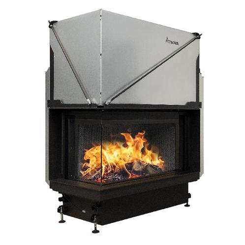 Inbouw Houtkachel Quattro 90 Links Glas Premium Edition, Huis en Inrichting, Kachels, Verzenden