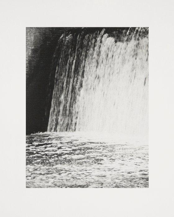 Anna Khavro - Abstract (Waterfall, Landscape) - Pigment, Antiek en Kunst, Kunst | Designobjecten