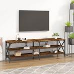 vidaXL Tv-meubel 160x40x50 cm bewerkt hout gerookt, Huis en Inrichting, Kasten | Televisiemeubels, Nieuw, Verzenden