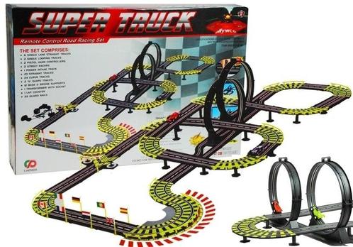 Professionele tweebaans racebaan 12 meter incl. transform..., Kinderen en Baby's, Speelgoed | Racebanen, Nieuw, Ophalen of Verzenden