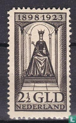 Nederland - Koningin Wilhelmina - Regeringsjubileum - 1923, Postzegels en Munten, Munten | Nederland, Verzenden