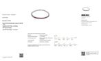 Armband - 14 karaat Witgoud - 11.46ct. tw. Robijn, Nieuw