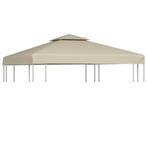 vidaXL Vervangend tentdoek prieel 310 g/m² 3x3 m beige, Verzenden, Nieuw