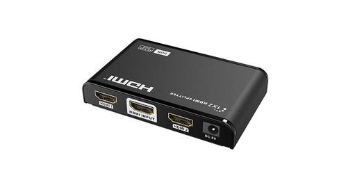AlarmsysteemExpert.nl HDMI 2-poorts Splitter,  4K 60Hz UHD, Audio, Tv en Foto, Audiokabels en Televisiekabels, Ophalen of Verzenden