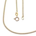Gouden dunne gourmetschakel ketting | 41, Ophalen of Verzenden, Gebruikt, Overige kleuren, Goud