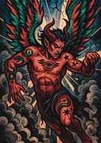 Andrea Di Martino ANDSAL 1991 - Lucifer - Rise of the Rebel, Antiek en Kunst