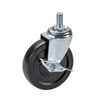 Kunststof zwenkwiel Ø 100 x 23 mm. met rem., Ophalen of Verzenden, Nieuw