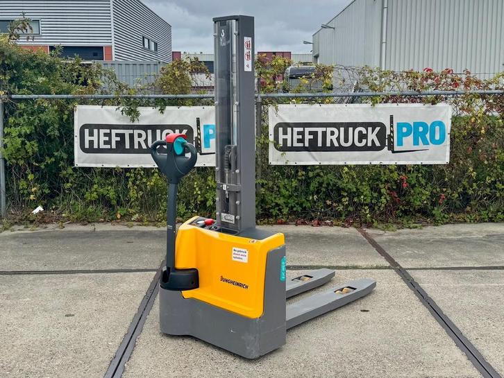 Jungheinrich EJC M10 hh 154cm (2017) compact MET VIDEO, Zakelijke goederen, Machines en Bouw | Heftrucks en Intern transport, Stapelaar