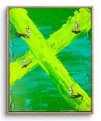 Juli Lampe (1980) - Tennis Lovers. Double Play., Antiek en Kunst, Kunst | Schilderijen | Modern