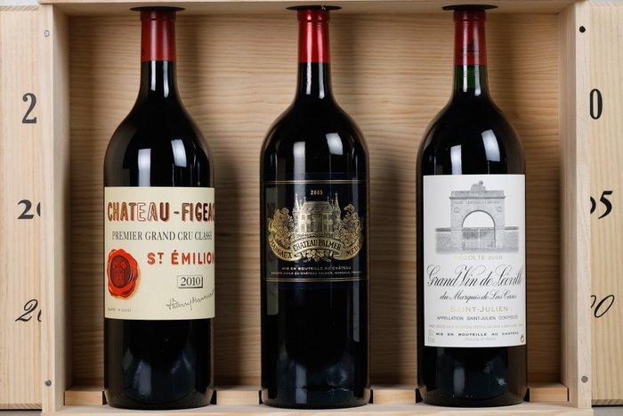 Trilogie dException Case en Magnum: 2010 Figeac, 2005, Verzamelen, Wijnen