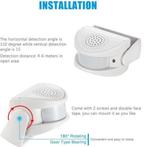 Draadloze Pir Motion-sensor Winkel Deurbel, Verzenden, Nieuw