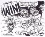 Pentekening Amerika - winnen in Irak (lijst optie), Antiek en Kunst, Verzenden