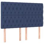 Hoofdborden 2 st stof blauw | OP = OP | 72% Nu, Huis en Inrichting, Slaapkamer | Matrassen en Bedbodems, Ophalen of Verzenden