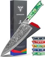 Koksmes - Nakiri mes - Groentemes - Japans mes - 20 cm - SAN, Verzenden, Zo goed als nieuw