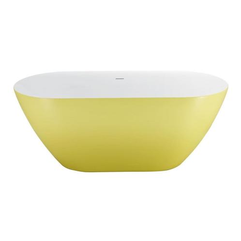 Vrijstaand Bad Best Design Friday Bicolor 178x78x60 cm Geel, Doe-het-zelf en Verbouw, Sanitair, Ophalen of Verzenden