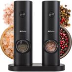 Ruhhy Elektrische Peper- en Zoutmolen Set – LED & Instelba, Huis en Inrichting, Keuken | Keukenbenodigdheden, Ophalen of Verzenden