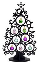 Kerstboom van hout Zwart 30cm, Diversen, Kerst, Verzenden, Nieuw