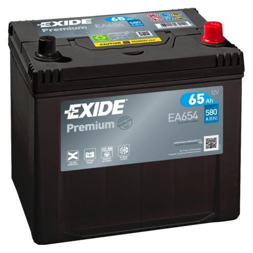 Exide Premium accu | EA654 | 12V 65Ah, Auto-onderdelen, Accu's en Toebehoren, Ophalen of Verzenden