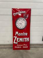 Oude emailleplaat voor het horlogemerk Zenith. - Reclamebord, Antiek en Kunst