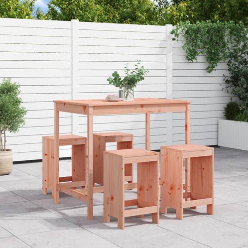 vidaXL 5-delige Tuinset massief douglashout, Tuin en Terras, Tuinsets en Loungesets, Tuinset, Nieuw, 5 zitplaatsen, Verzenden