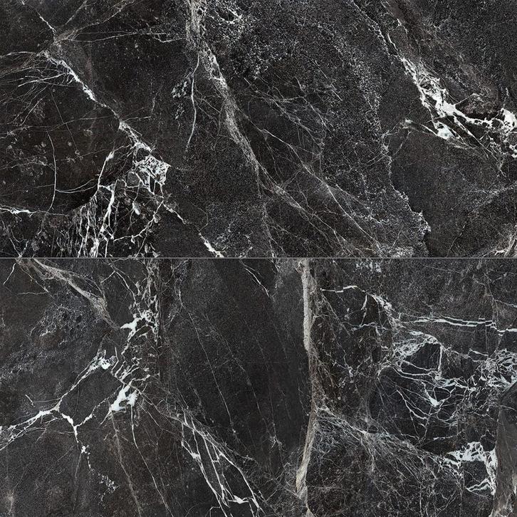 Vloertegel / wandtegel slash zwart 60x120 gerectificeerd, Doe-het-zelf en Verbouw, Tegels, Vloertegels, Nieuw, 10 m² of meer, Keramiek