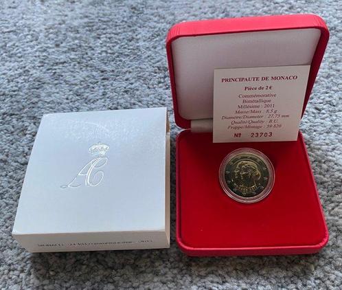 Monaco. 2 Euro 2011 Mariage Princier (Zonder Minimumprijs), Postzegels en Munten, Munten | Europa | Euromunten