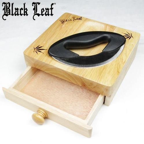Stashbox met mes - Black Leaf, Verzamelen, Rookartikelen, Aanstekers en Luciferdoosjes, Nieuw, Ophalen of Verzenden