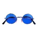 Blauwe Hippie Bril Glas, Hobby en Vrije tijd, Verzenden, Nieuw