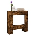 vidaXL Haardombouw 81x18x82 cm bewerkt hout gerookt, Huis en Inrichting, Haarden, Verzenden, Nieuw