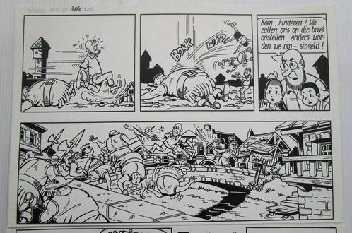 Studio Vandersteen - 1 Original page - Suske en Wiske 68 -, Boeken, Stripboeken