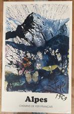 Salvador Dali - Salvador DALI (1904-1989), Les Alpes., Antiek en Kunst