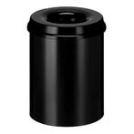 Prullenbak Prime Plus 15 liter - Zwart, Ophalen of Verzenden, Nieuw