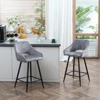 TRUUSK Set Van 2 Barkrukken, Barstoelen, Bistrokrukken Met V, Huis en Inrichting, Barkrukken, Verzenden, Nieuw
