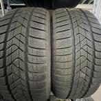 2x Pirelli 225 55 17 97H Winterbanden 3pmsf 6-6,5mm, Gebruikt, 17 inch, Band(en), Personenwagen