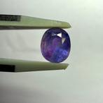 1 pcs Paars Saffier - 2.08 ct - Gemological Institute of, Sieraden, Tassen en Uiterlijk, Nieuw