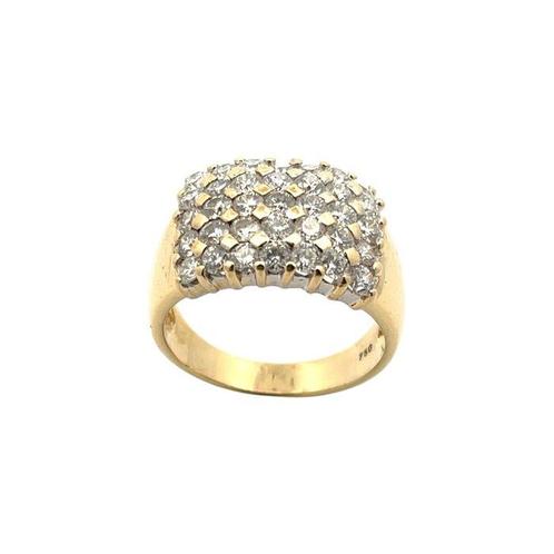 Ring - 18 karaat Geel goud - 1.75ct. tw. Diamant, Sieraden, Tassen en Uiterlijk, Ringen
