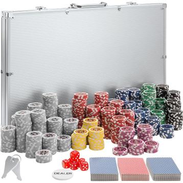 Pokerset - zilver, 1000-delig beschikbaar voor biedingen