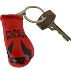 PunchR™ Punch Round Bokshandschoen Sleutelhanger Rood Zwart, Nieuw, Overige, Ophalen of Verzenden