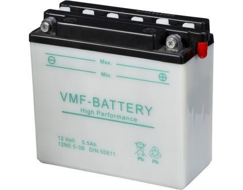 VMF Powersport accu | 12N5.5-3B | 12V 5.5Ah, Auto-onderdelen, Accu's en Toebehoren, Ophalen of Verzenden