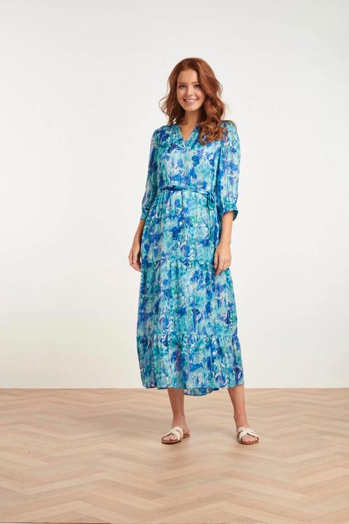 -30% Smashed Lemon  Smashed Lemon 24408 satijnen maxi jurk m, Kleding | Dames, Jurken, Wit, Nieuw, Verzenden