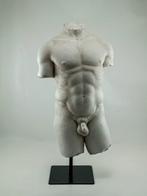 Beeldje, Torso greco - 36 cm - Scagliola en marmerstof -