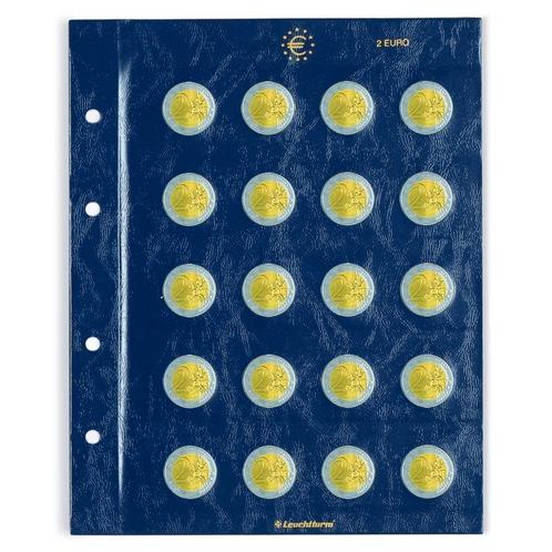 Leuchtturm Vista 2-Euro Aanvulbladen, Postzegels en Munten, Munten en Bankbiljetten | Toebehoren, Verzenden